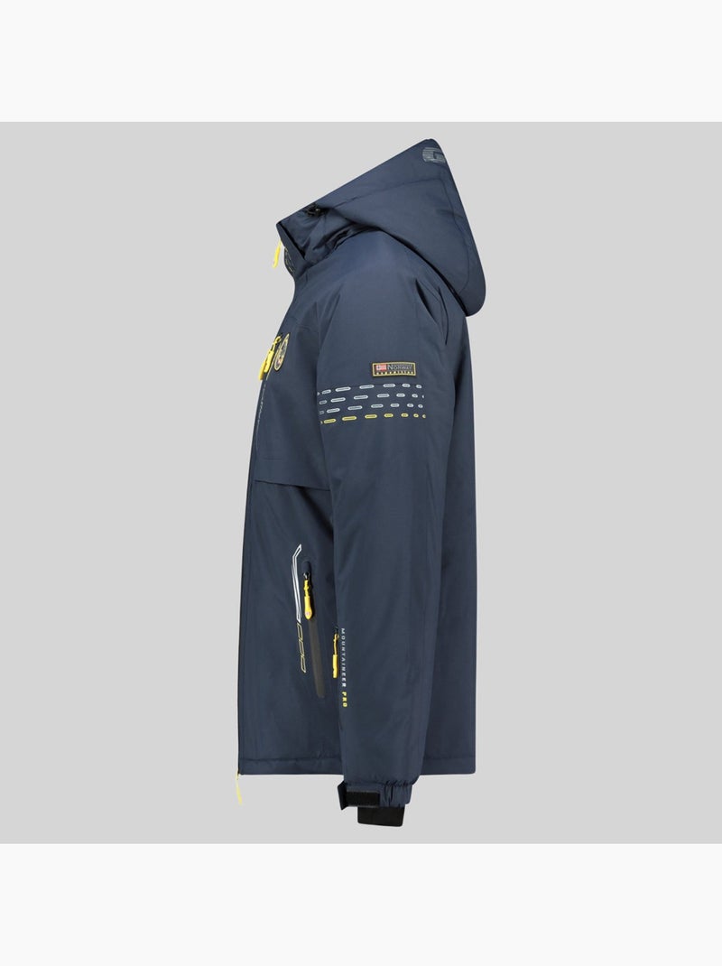 Veste de ski à capuche waldo – geographical norway Bleu marine - Kiabi