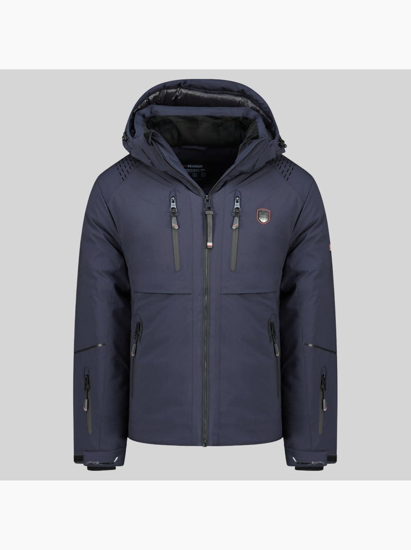 Veste de ski à capuche waouh – geographical norway Bleu marine - Kiabi