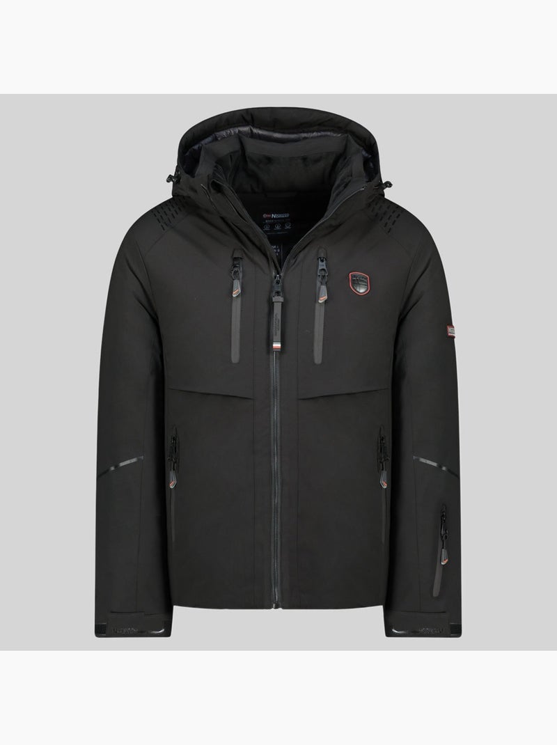 Veste de ski à capuche waouh – geographical norway Noir - Kiabi