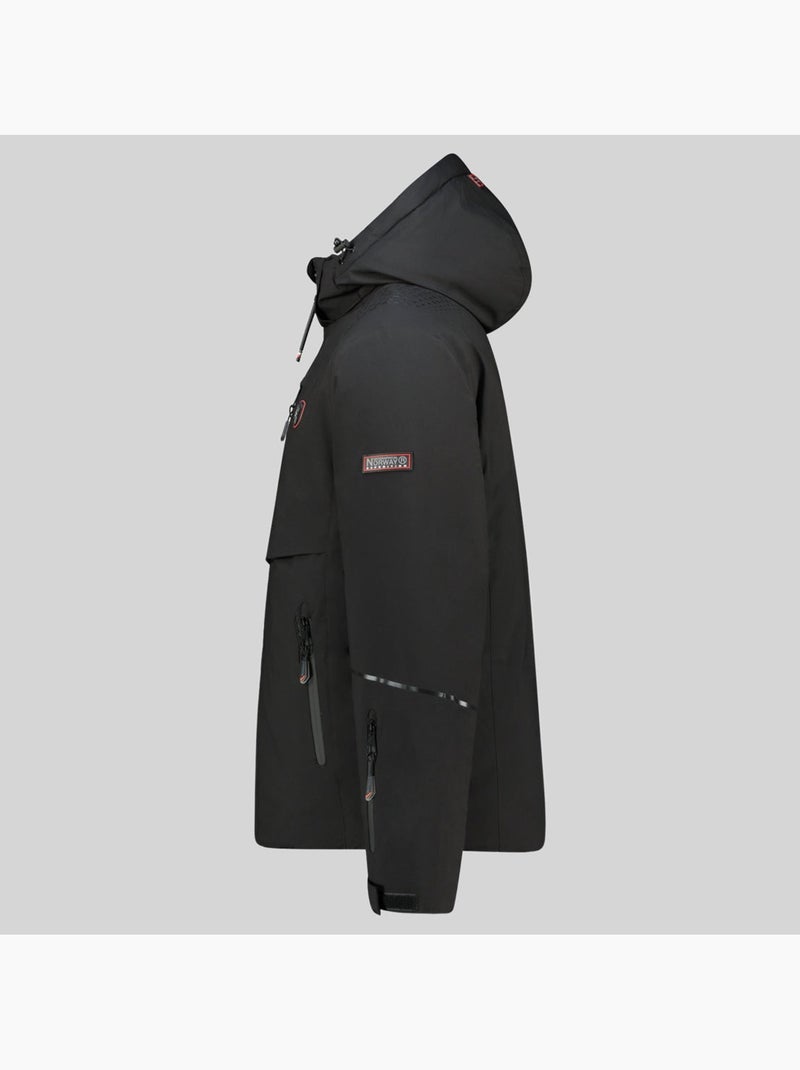 Veste de ski à capuche waouh – geographical norway Noir - Kiabi