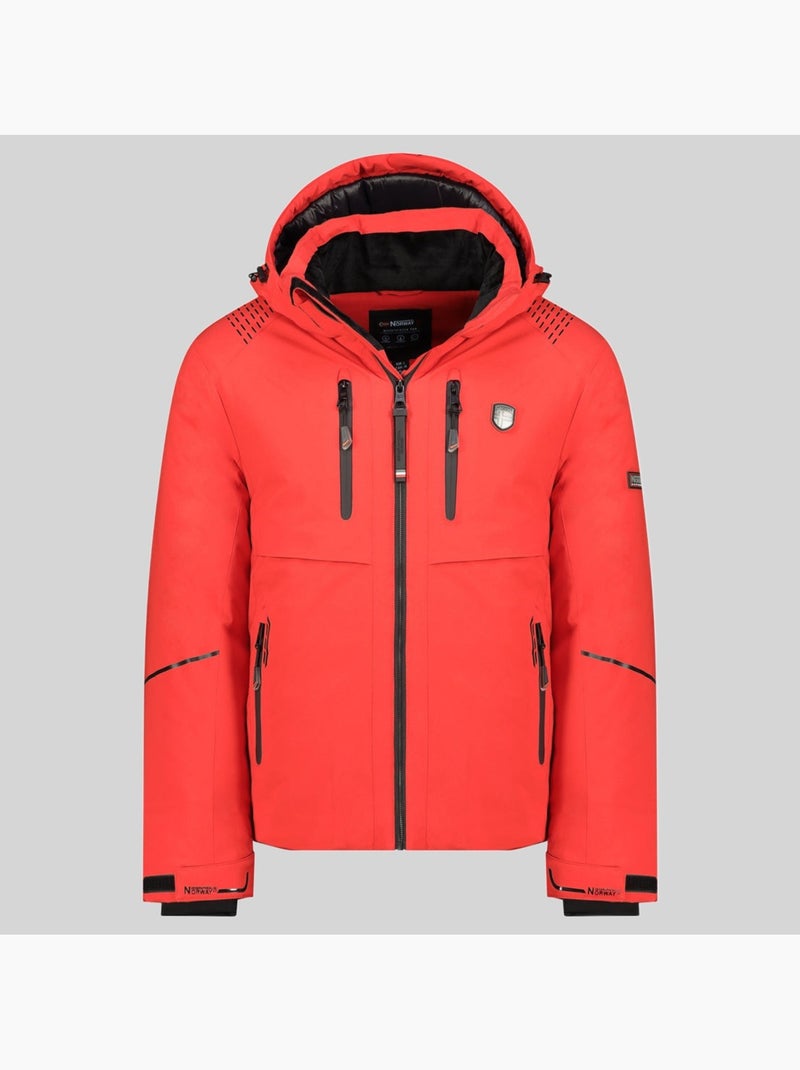 Veste de ski à capuche waouh – geographical norway Rouge - Kiabi