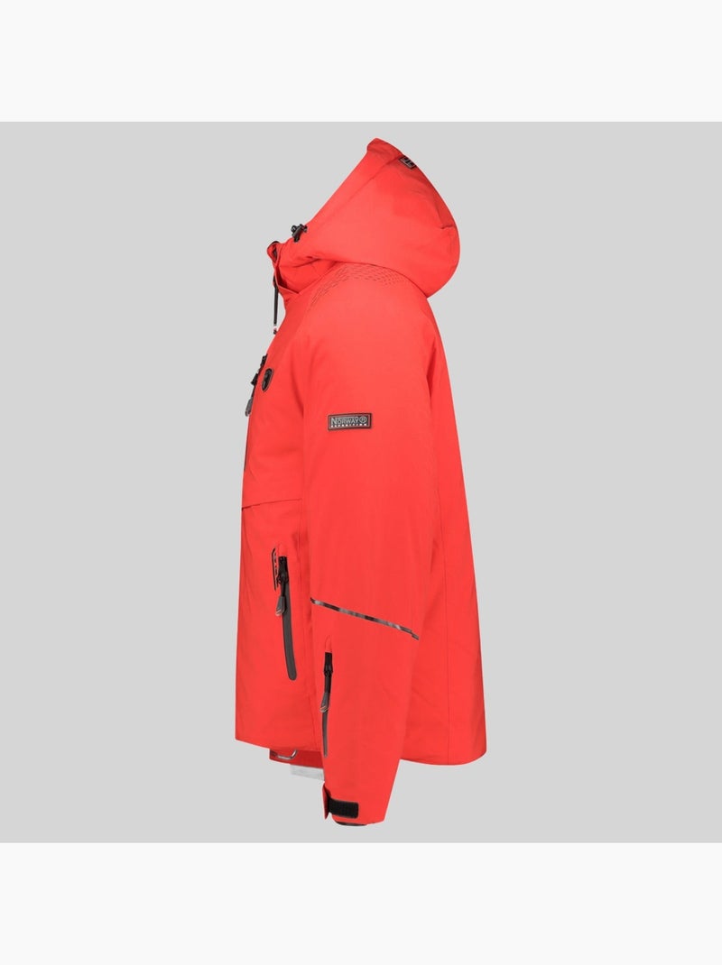 Veste de ski à capuche waouh – geographical norway Rouge - Kiabi