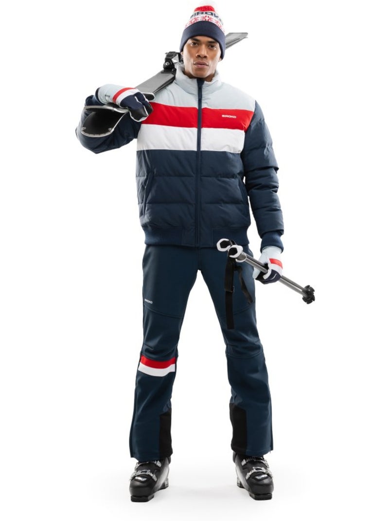 Veste de ski rétro isolante homme homme eywald Bleu - Kiabi