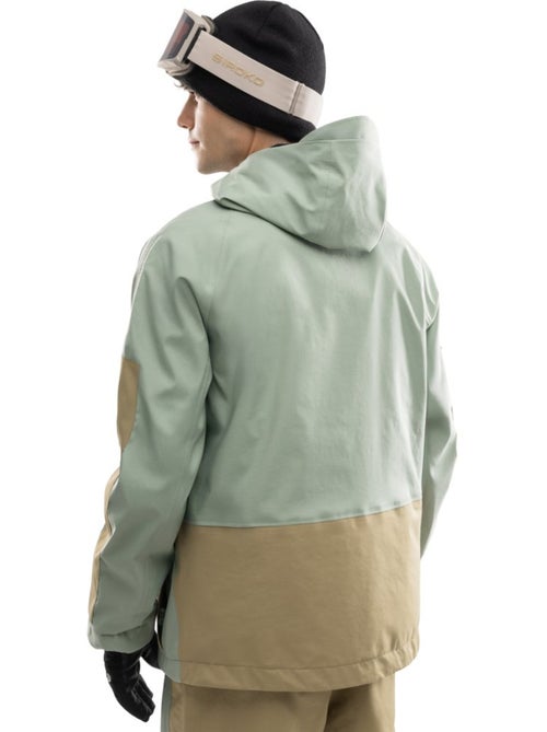 Veste de snowboard oversize homme homme w8 yuki olive - Kiabi
