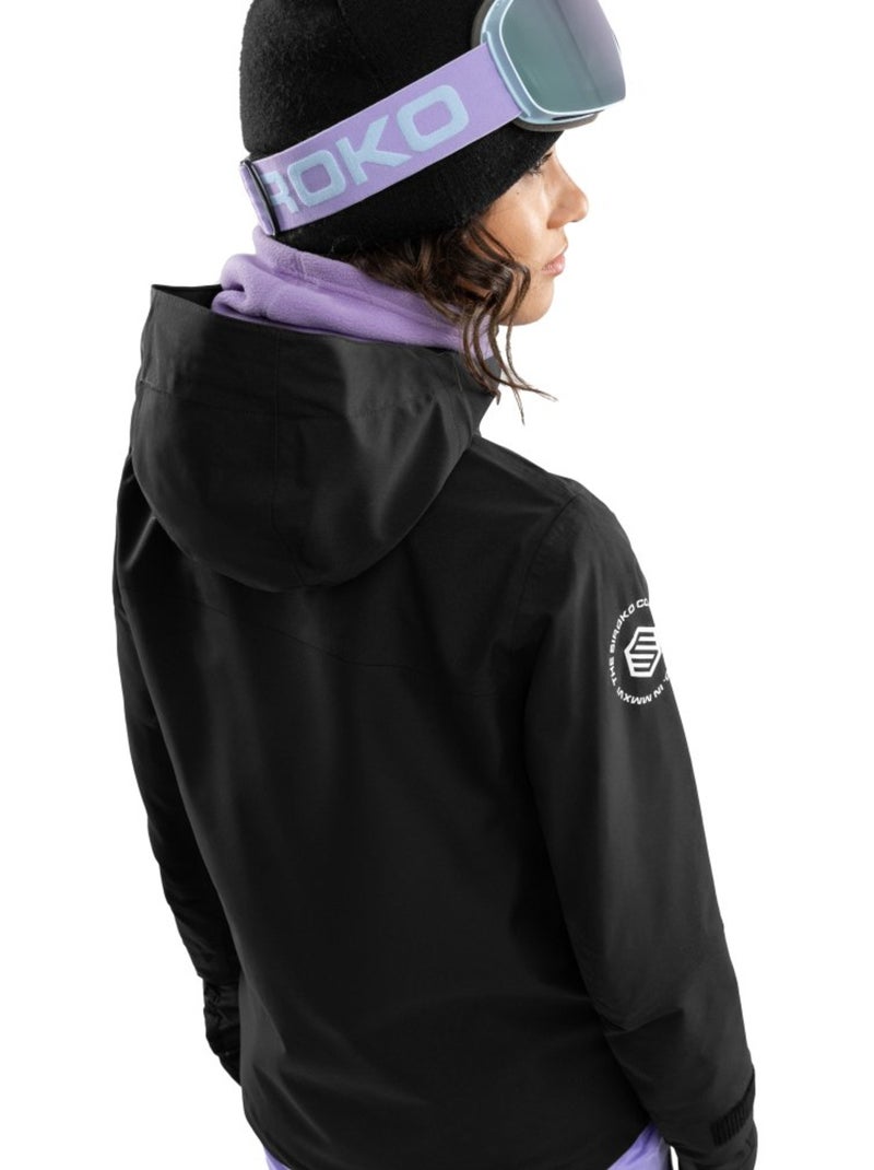Veste de snowboard recco® femme sports d'hiver femme w5-w nix Noir - Kiabi
