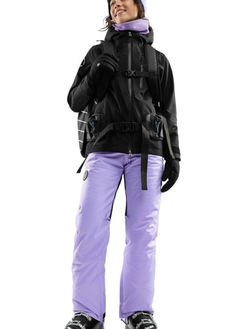 Veste de snowboard recco® femme sports d'hiver femme w5-w nix Noir - Kiabi