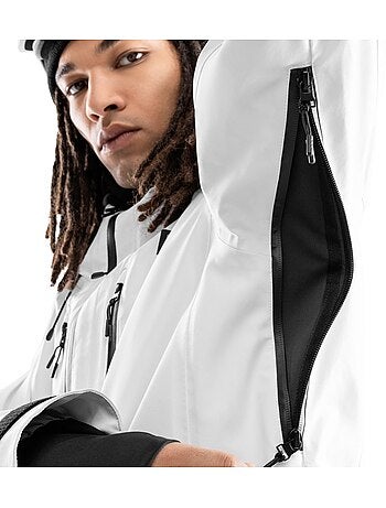Veste de snowboard recco® homme sports d'hiver homme w5 megeve