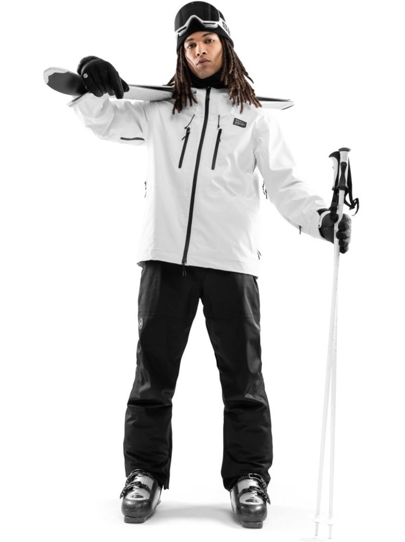 Veste de snowboard recco® homme sports d'hiver homme w5 megeve Blanc - Kiabi