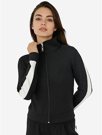 Veste de sport à col montant en modal doux au toucher