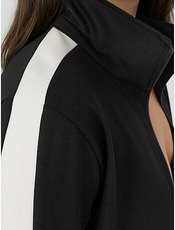 Veste de sport à col montant en modal doux au toucher