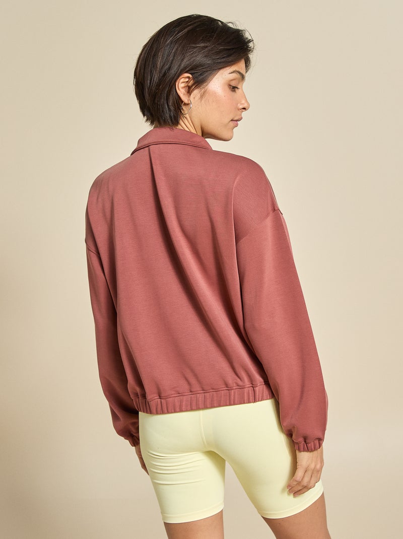 Veste de sport col camionneur - (ekstract) Marron - Kiabi