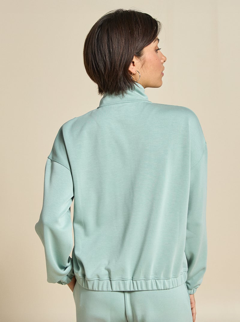 Veste de sport col camionneur - (ekstract) Vert - Kiabi