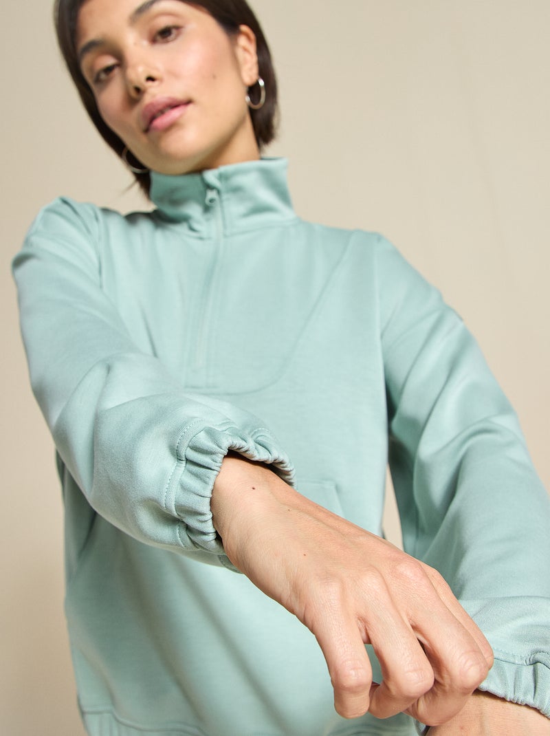 Veste de sport col camionneur - (ekstract) Vert - Kiabi