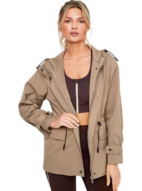 Veste de sport coupe-vent à capuche tech st8 - Kiabi Veste de sport coupe-vent à capuche tech st8 - Kiabi
