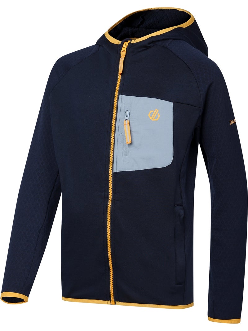 Veste de sport extensible à capuche motif/style bicolore expedition - dare 2b Bleu marine - Kiabi