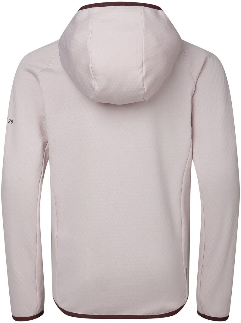 Veste de sport extensible à capuche motif/style bicolore expedition - dare 2b Rose pâle - Kiabi