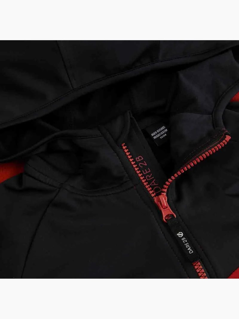Veste de sport extensible motif/style bicolore thriving - dare 2b Noir Rouge - Kiabi