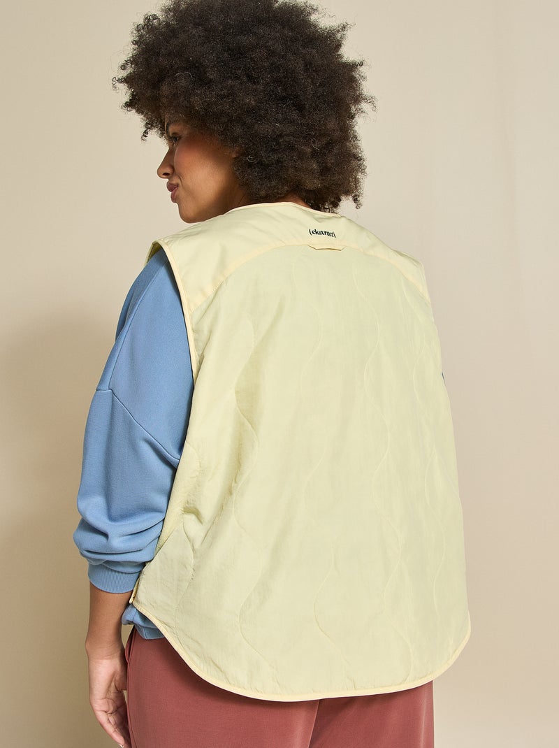 Veste de sport sans manches - (ekstract) Jaune - Kiabi