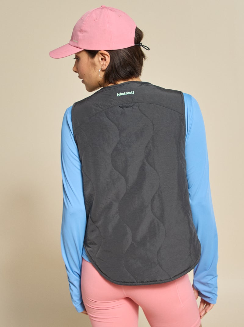 Veste de sport sans manches - (ekstract) Noir - Kiabi