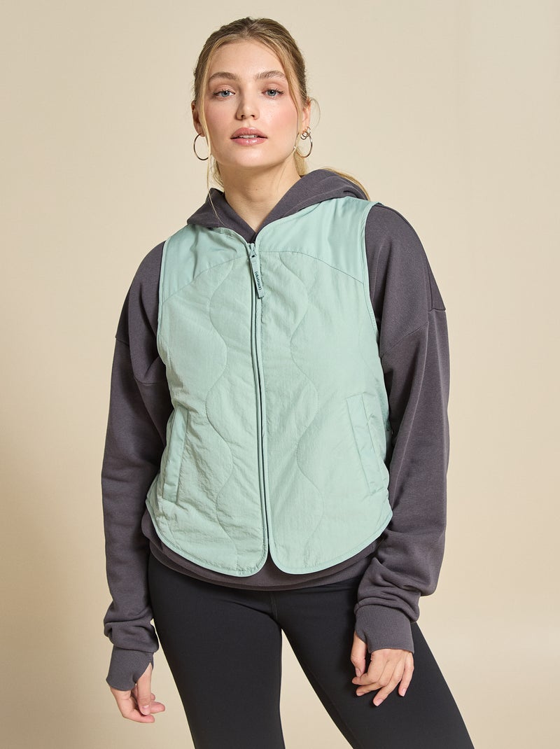 Veste de sport sans manches - (ekstract) Vert - Kiabi