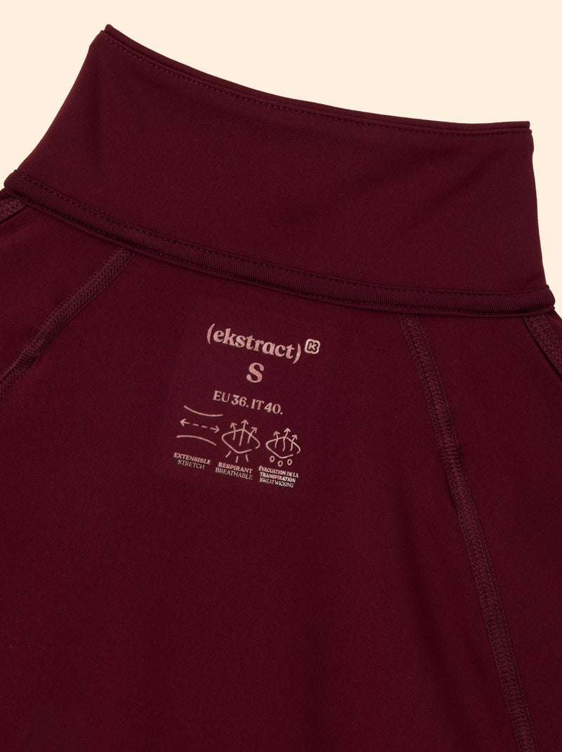 Veste de sport zippée - (ekstract) Rouge - Kiabi