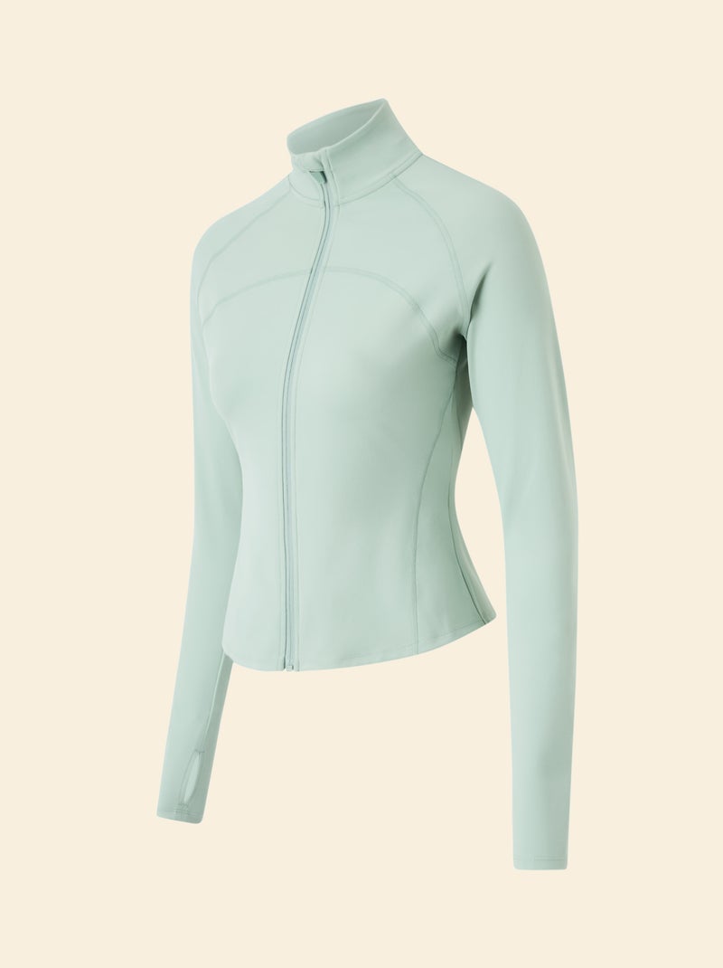 Veste de sport zippée - (ekstract) Vert - Kiabi