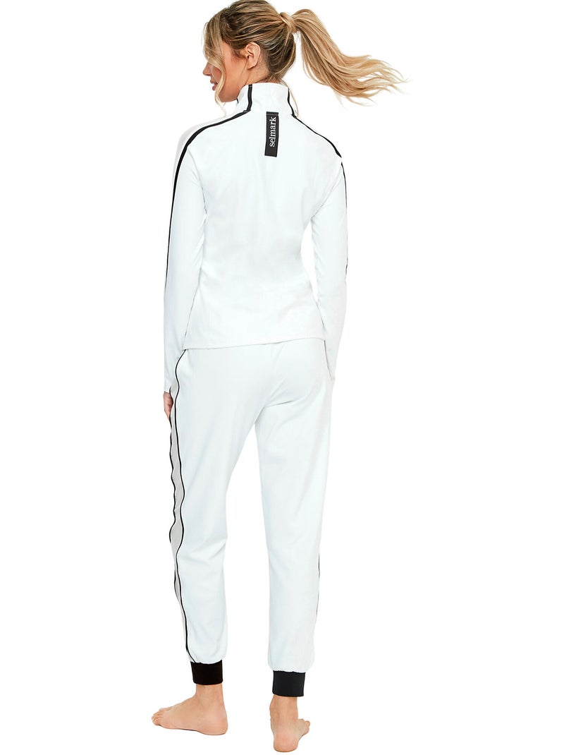 Veste de sport zippée tech st8 Blanc - Kiabi