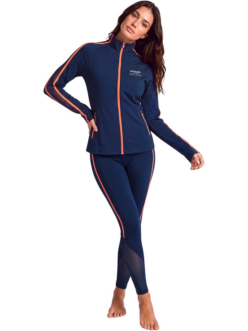 Veste de sport zippée tech st8 Bleu marine - Kiabi