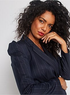Veste de tailleur à fines rayures - Kiabi