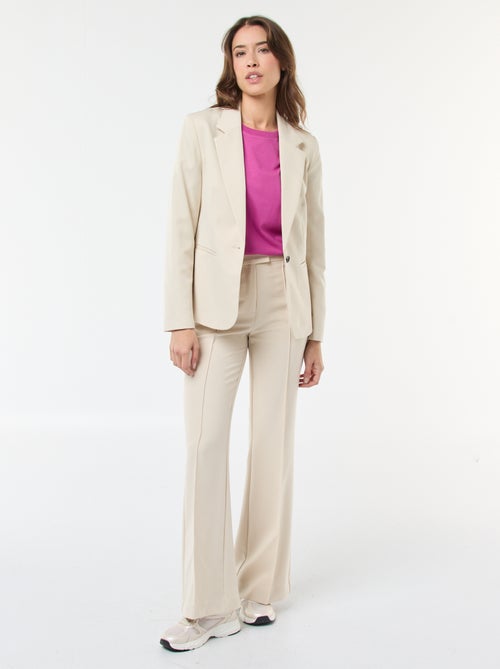 Veste de tailleur à manches longues - Kiabi