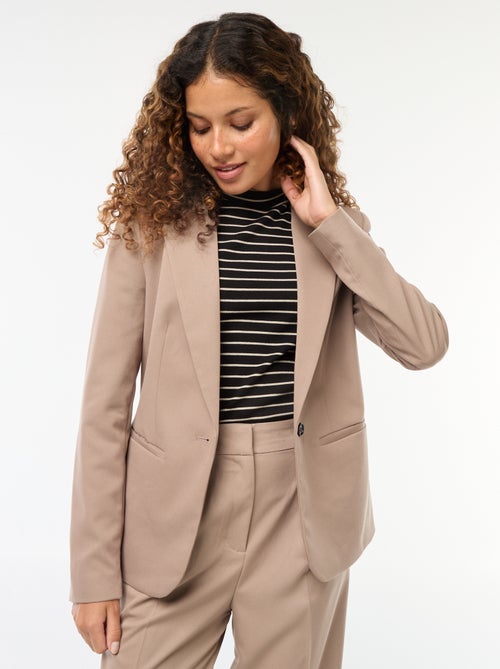 Veste de tailleur à manches longues - Kiabi