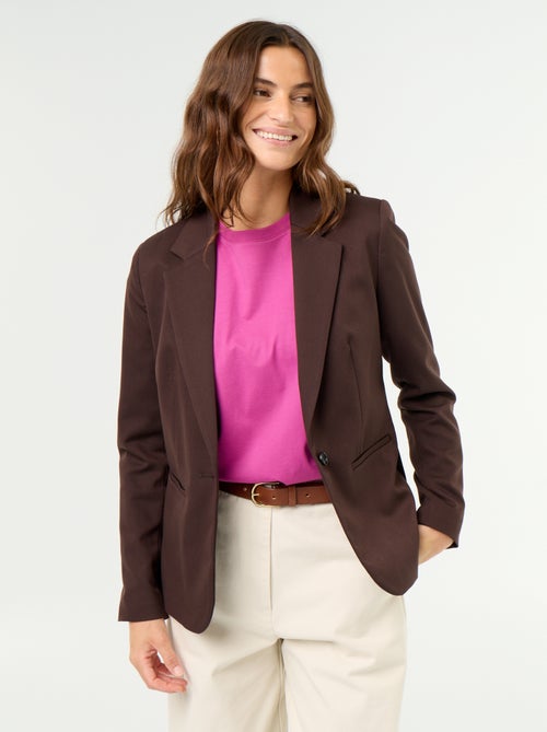 Veste de tailleur à manches longues - Kiabi Veste de tailleur à manches longues - Kiabi