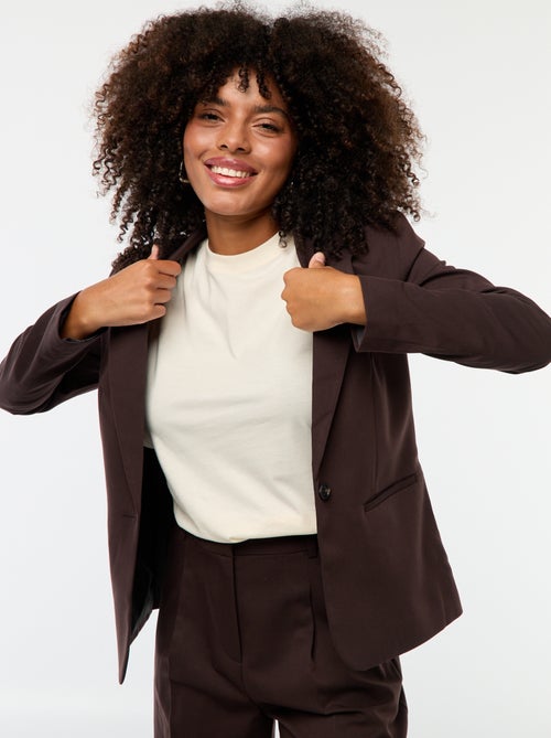 Veste de tailleur à manches longues - Kiabi