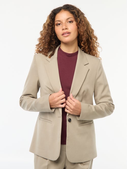 Veste de tailleur à manches longues - Kiabi