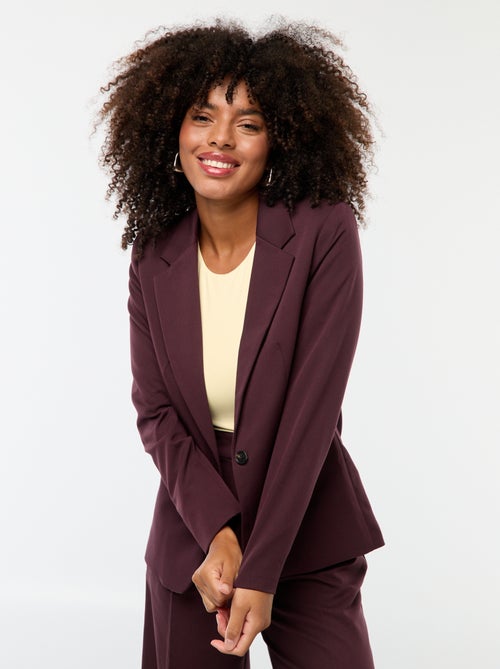 Veste de tailleur à manches longues - Kiabi