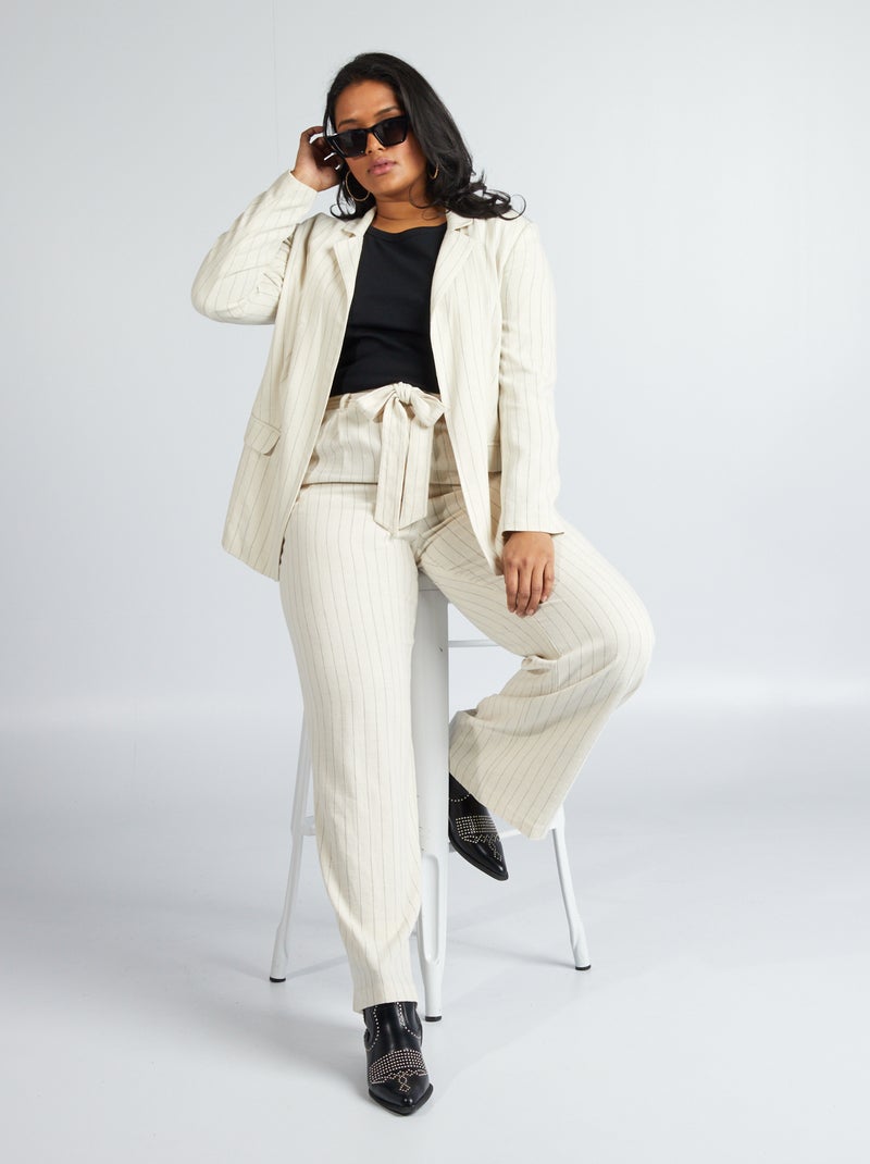 Veste de tailleur Beige - Kiabi