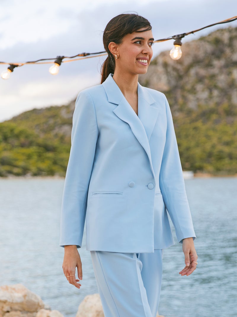 Veste de tailleur Bleu - Kiabi