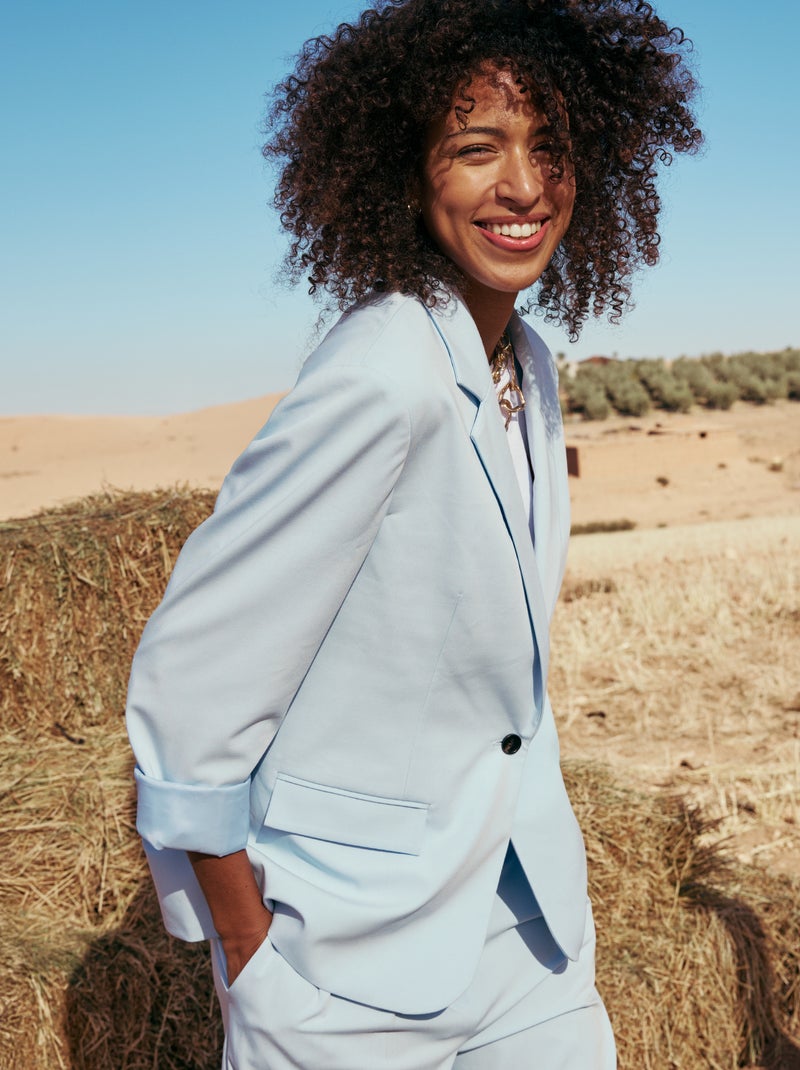 Veste de tailleur Bleu - Kiabi