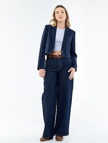 Veste de tailleur coupe courte