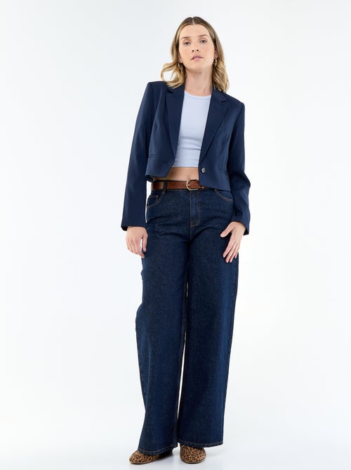Veste de tailleur coupe courte - Kiabi