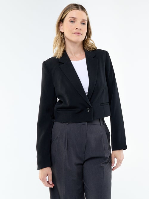 Veste de tailleur coupe courte - Kiabi