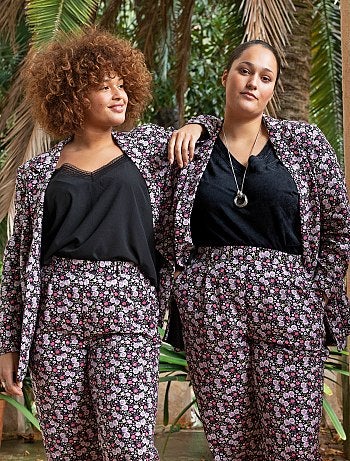 Veste de tailleur fleurie