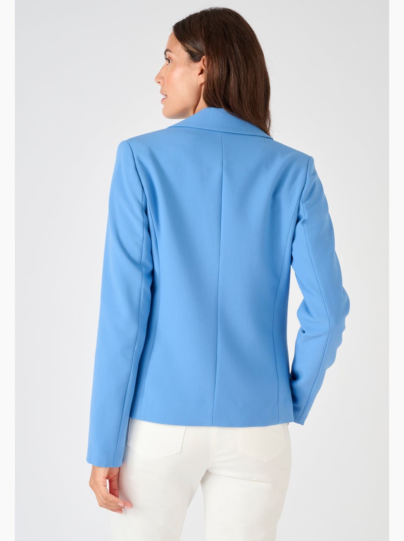 Veste de tailleur fluide - Damart Bleu clair - Kiabi