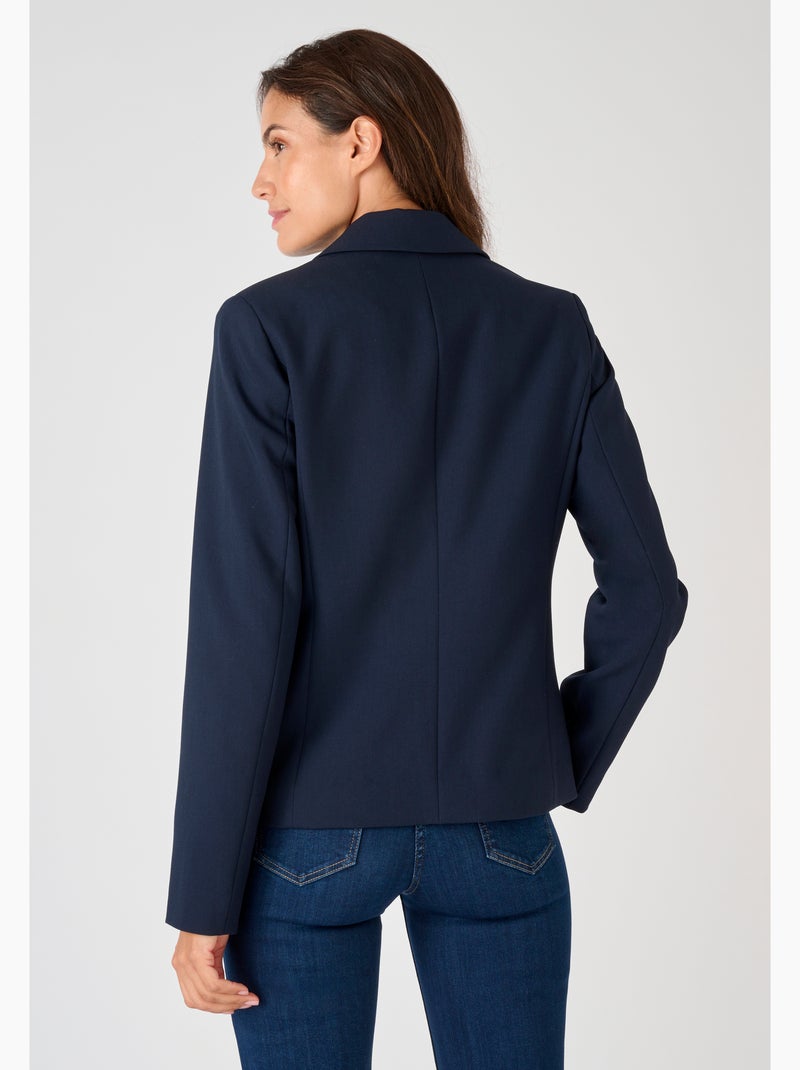 Veste de tailleur fluide - Damart Bleu marine - Kiabi