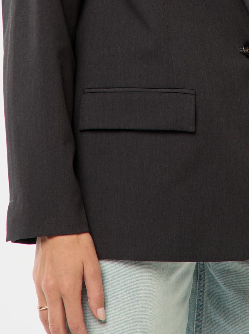 Veste de tailleur Gris - Kiabi