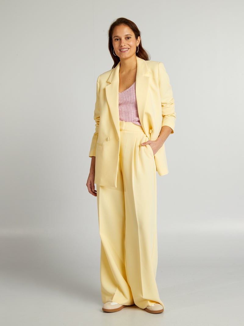 Veste de tailleur Jaune - Kiabi