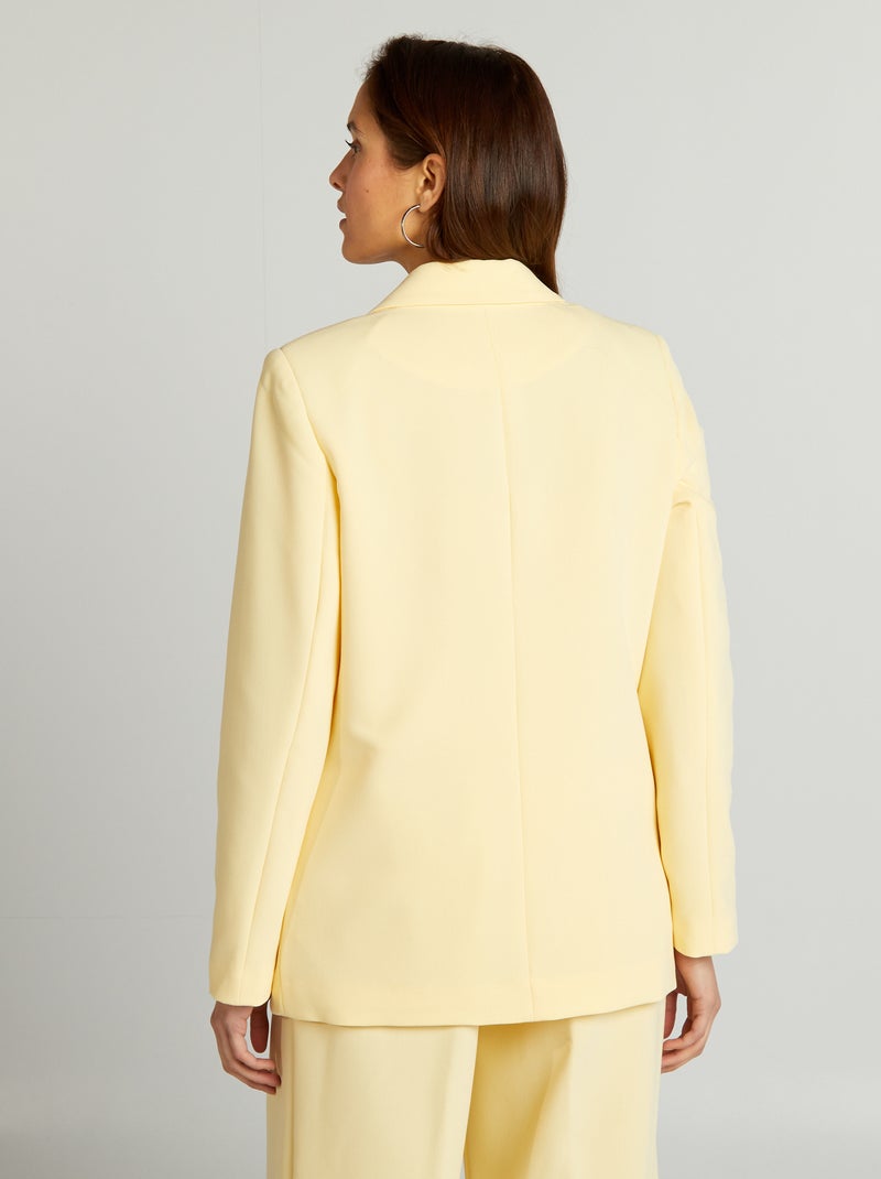 Veste de tailleur Jaune - Kiabi