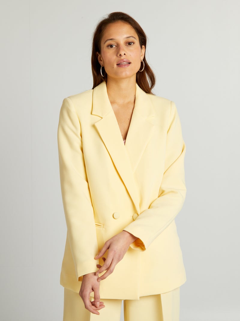 Veste de tailleur Jaune - Kiabi