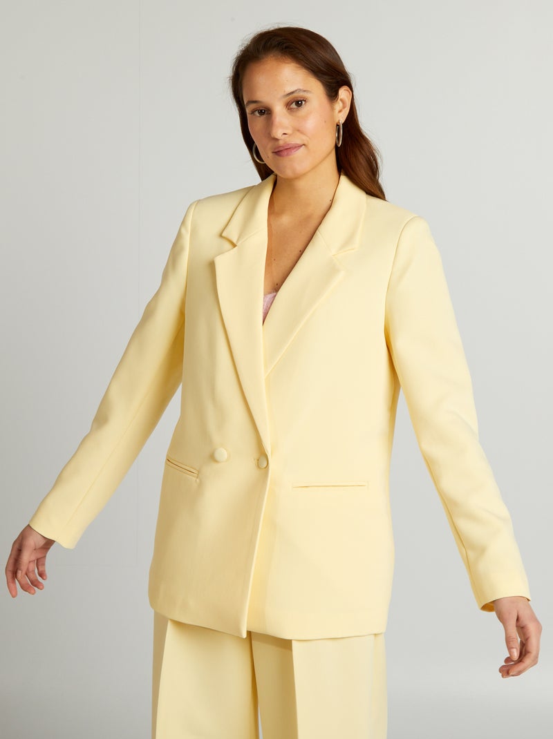 Veste de tailleur Jaune - Kiabi