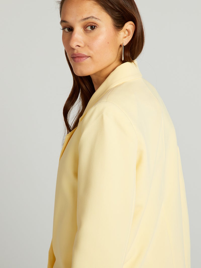 Veste de tailleur Jaune - Kiabi